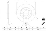 BOSCH 0 986 478 464 Disc frana