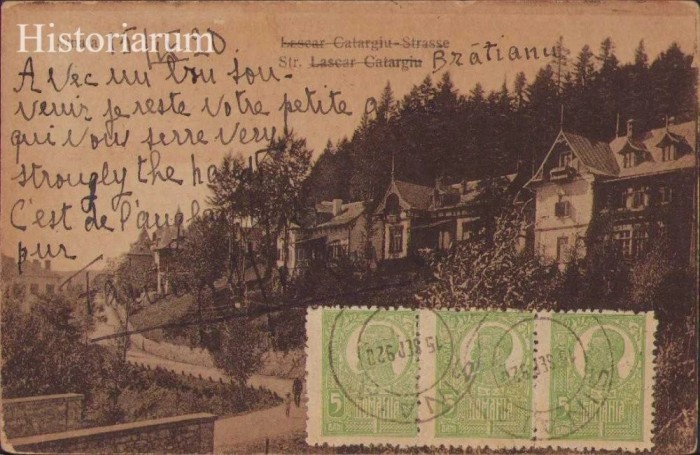 CP231 Lot 2 cărți poștale primite de Jean Cămărășescu 1920-24