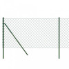 Gard de plasa de sarma, verde, 1,1x25 m GartenMobel Dekor, vidaXL