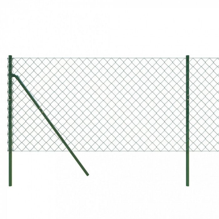 Gard de plasa de sarma, verde, 1,1x25 m GartenMobel Dekor