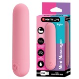 Mini Vibrator Pretty Love, Stefan, 10 Vibratii, Corai