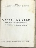 ACTE (5) Carnet de elev vechi perioada RPR, Ministerul Invatamantului si Culturii, Litografia Invatamantului, document de colectie