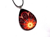 Colier lemn cu mandala 45956