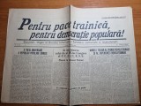 pentru pace trainica,pentru democratie populara 26 septembrie 1952