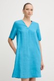 United Colors of Benetton rochie din in mini, oversize, 4AGHDV0B0