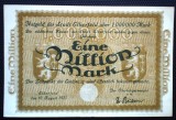 46. GERMANIA ELBERFELD NOTGELD 1 MILION MARCI EIN MILLION MARK 10.08.1923 SR. 982