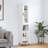 vidaXL Dulap &icirc;nalt, alb, 34,5x34x180 cm, lemn prelucrat