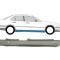 Prag metalic Bmw seria 3 (E36), 12.1990-03.2000, Combi, Sedan, partea Dreapta, protectie; Tabla 1mm, Aftermarket