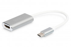 Adaptor ASSMANN ELECTRONIC HDMI - USB-C 0.20m Silver foto