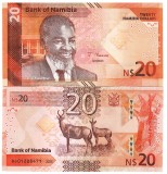 Namibia 20 Dolari 2025 P-21 Hibrid UNC