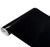 Folie neagra vitrostatica opaca pentru geam 60 x 300 cm, TopBazar, protectie UV