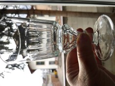 LICHIDARE ! 8 pahare pentru absinth, Cristalleries La Rochere, Franta -