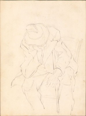 A1604 Schiță de Dimitrie &amp;bdquo;Puiu&amp;rdquo; Eitel, nesemnată foto