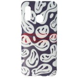 Husa Samsung Galaxy A20e, TPU Matte, Design 15, IMD, Protectie Antizgarieturi