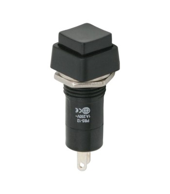 Intrerupator 1 circuit 1A 250V OFF-ON negru 09024FK cu retinere foto