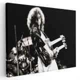 Tablou afis Led Zeppelin trupa rock 2304 Tablou canvas pe panza CU RAMA 80x120 cm