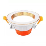 Cumpara ieftin Spot LED Techstar&reg; ST2, Alb-Auriu, Putere 9W, Culoare Alb Cald, 3000K, Diametru 11cm, CRI 80+