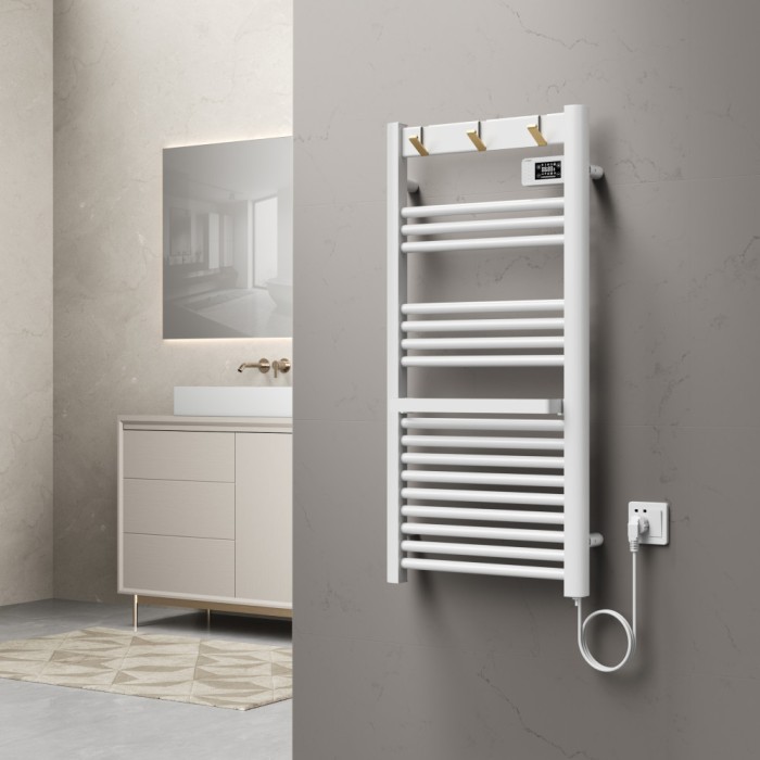 Radiator electric Uvdal 105x50x4,3cm 500W alb [pro.tec] HausGarden Leisure