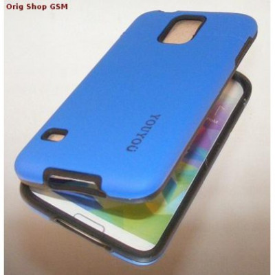 Husa Capac Plastic YOUYOU Samsung G900 Galaxy S5 Blue foto