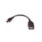 Adaptor OTG microUSB - USB-A OEM, Negru