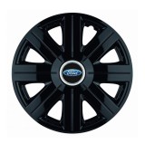 Cumpara ieftin Set 4 Capace Roti, potrivite jantelor de R16, pentru Ford, model Cosmos Negru, Autohelix MSA