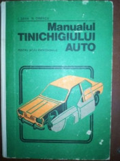 Manualul tinichigiului auto pentru scoli profesionale- I. Sava, N. Dinescu foto