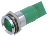 Lampă LED Verde Convexă 24VDC &Oslash;22,3mm EAO 17-530351 cu 17 Conectori