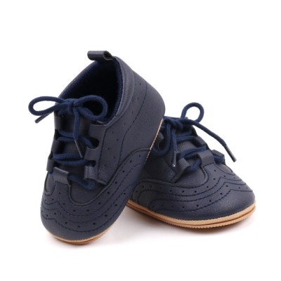 Pantofiori bleumarine pentru baietei - Peter (Marime Disponibila: 3-6 luni foto