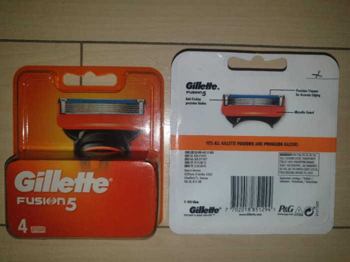Rezerve Gillette Fusion Set 4 buc