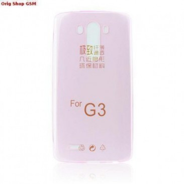 HUSA SILICON ULTRA SLIM LG G3 D855 ROZ foto