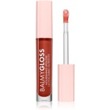 puroBIO Cosmetics BalmyGloss lip gloss nutritiv culoare 02 Shimmering Light Brown 4.2 g