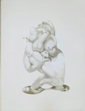 Jules PERAHIM - Compozitie Erotica 6, Heliogravura pe hartie Arches, 1972