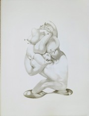 Jules PERAHIM - Compozitie Erotica 6, Heliogravura pe hartie Arches, 1972