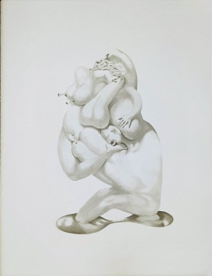 Jules PERAHIM - Compozitie Erotica 6, Heliogravura pe hartie Arches, 1972 foto