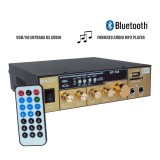 Amplificator audio receiver cu Bluetooth BT-158,telecomanda inclusa