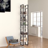 Cumpara ieftin Bibliotecă cu 6 rafturi, alb, 40x30x210 cm, PAL