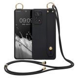 Husa Kwmobile pentru Xiaomi Redmi Note 11 Pro/Redmi Note 11 Pro 5G, Silicon, Negru, 58699.01