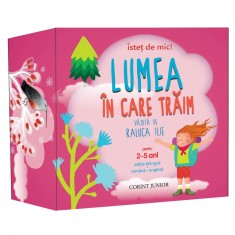 Cutie istet de mic! Vol. 4 lumea in care traim roman-englez (5 carti )
