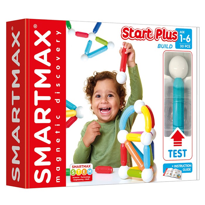 Set de constructie - SmartMax Set educativ Start+ (30 piese) cu fereastra de test