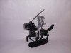 Bnk jc Germania - Jean Hoefler - cavaler medieval cu sulita - calare
