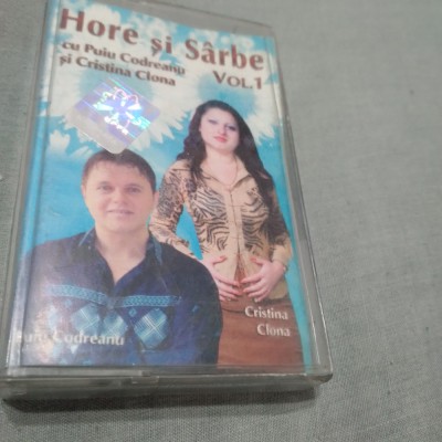 CASETA HORE SI SARBE CU PUIU CODREANU SI CRISTINA CLONA VOL 1RARA !!! ORIGINALA foto