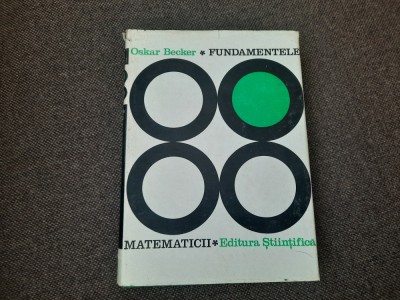 Oskar Becker - Fundamentele matematicii foto