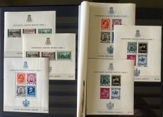 Romania, 1939/1940, LP 135 si 136, Pentru Inzestarea Armatei, supratipar ProPatria, 3 colite dantelate si 3 nedantelate, MNH