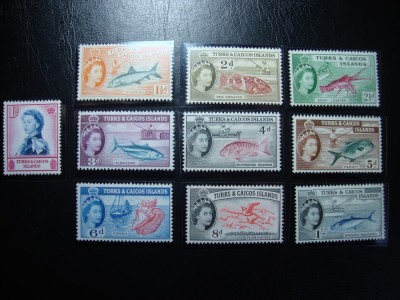 TURKS &amp;amp; CAICOS FAUNA MNH foto
