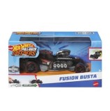 Cumpara ieftin Masinuta cu sistem pull back Hot Wheels - Fusion Busta, scara 1:43