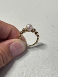 INEL AUR 14K - Model Deosebit Cu Bile - Mar. 58 + PERLA Naturala De Cultura !