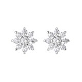 Cumpara ieftin Cercei argint 925, JW1263, model floare, placati cu rodiu