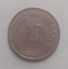 10 Cents 1967 Singapore foto