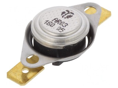 Termostat SPST-NC 180&amp;deg;C 16A 250VAC foto