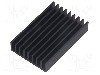 Radiator extrudat, aluminiu, 50mm x 33mm, neagra, FISCHER ELEKTRONIK - SK 635 50 SA